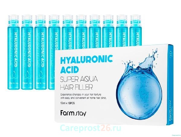 Суперувлажняющий филлер для волос с гиалуроновой кислотой FarmStay,13ml.
