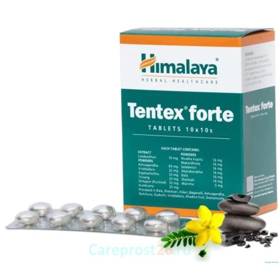 Тентекс Форте (Tentex forte) восстановление половой активности, 100 таб.