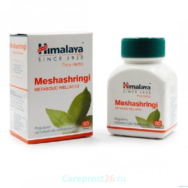 Мешашринги (Meshashringi) снижает уровень сахара, 60 таб.