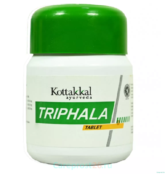 Трифала Коттаккал - омоложение и восстановление организма (Triphala Kottakkal ), 60 таб.